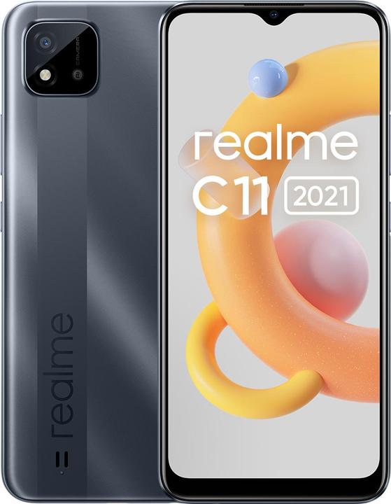 realme C11 2021 (32 GB, Cool grey, 6.50", Dual SIM, 8 Mpx, 4G)