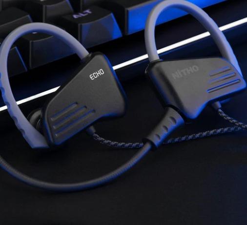 Produktbild Nitho ECHO eSports, Wired, Sports, 20 - 20000 Hz, 25 g, Headset, Black (Kabelgebunden)