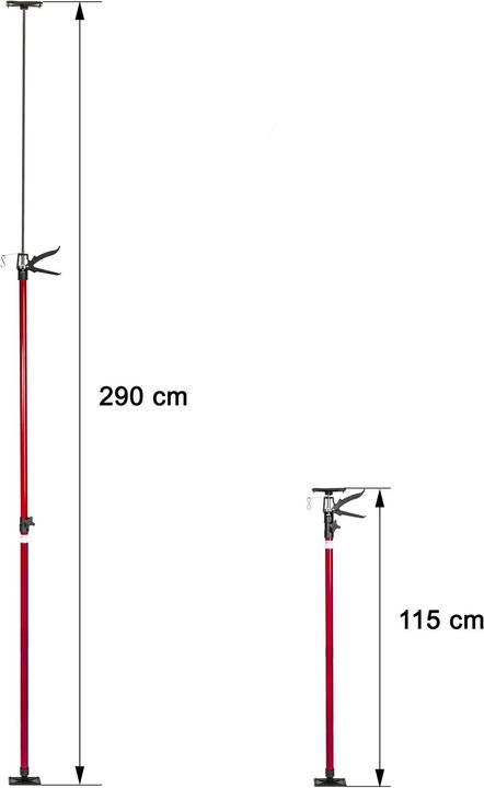 Image du produit tectake 2 supports de plafond (2900 mm)