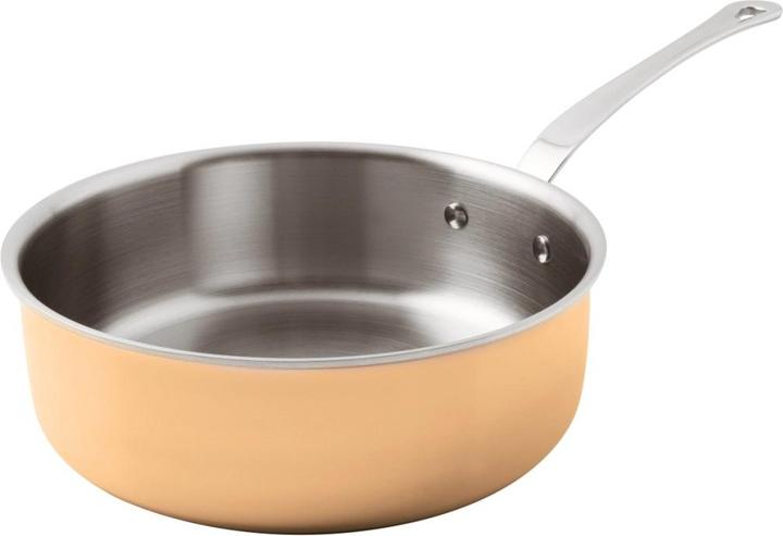 Sambonet Stielkasserolle Series 15600 Kupfer, Induktion D20cm H7cm (20 cm, Stielkasserolle, Kupfer)