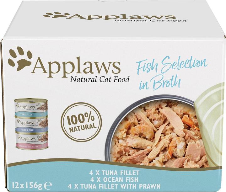 Image du produit Applaws Supreme Selection Poisson en bouillon (Adulte, 12 pcs, 1872 g)
