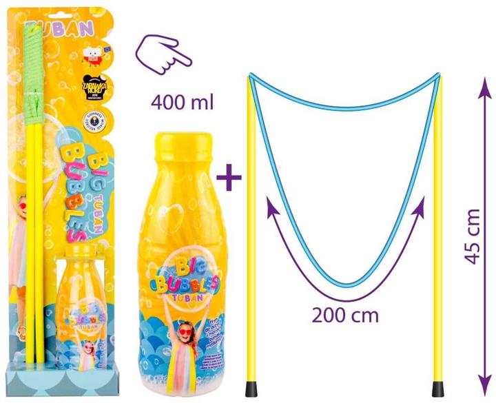 Image du produit Tuban Giant Bubble Stick (50 cm) + 400 ml - Set (TU3637)