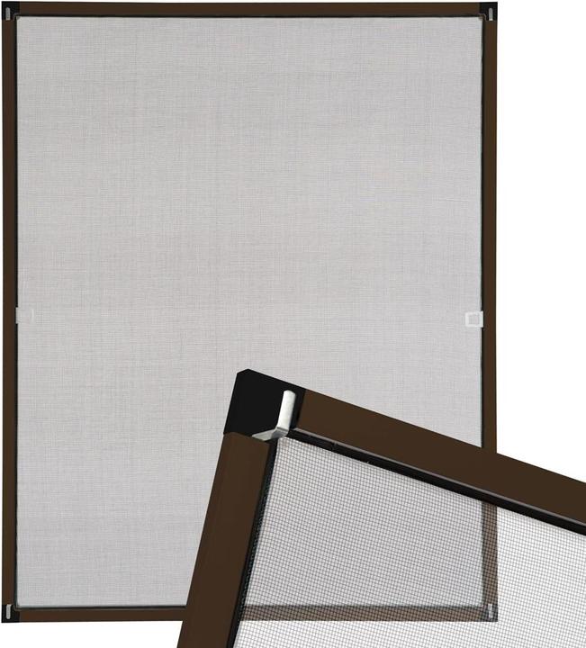Actual product image tectake Fly screens for window frames (100 x 120 cm)