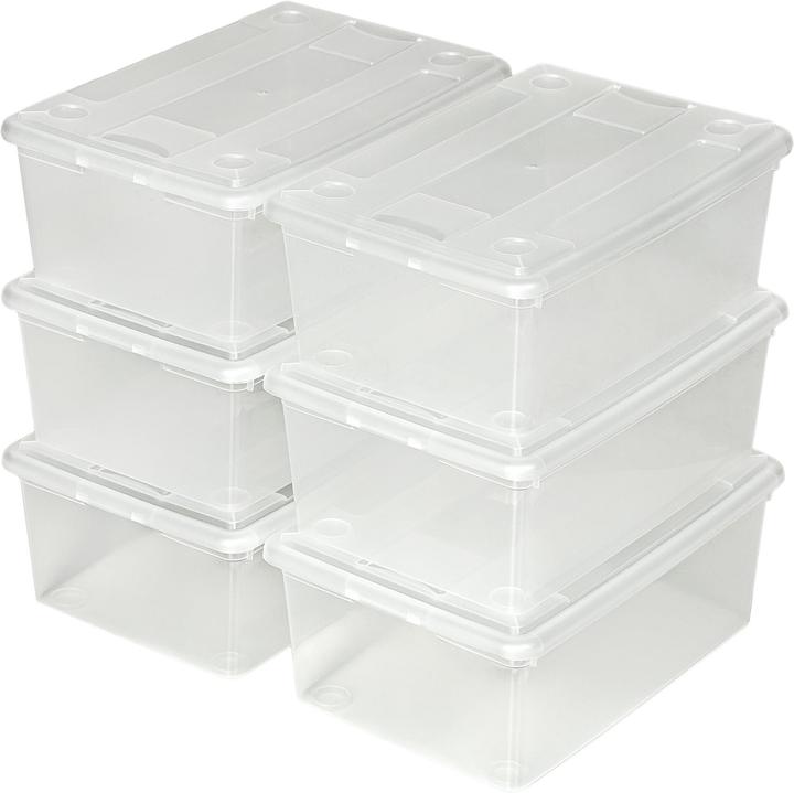 Produktbild tectake Aufbewahrungsboxen (33 x 23 x 12 cm, 9 l)