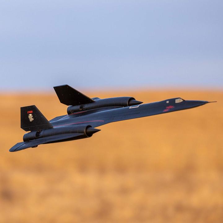 Produktbild E-Flite SR-71 Blackbird Twin 40mm EDF BNF Basic mit AS3X und SAFE Select (Jet)