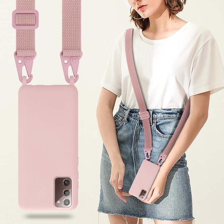 Produktbild Cadorabo TPU Cover Handy Kette Liquid (Samsung Galaxy Note 20)