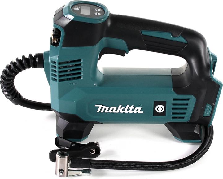 Actual product image Makita DMP 180 SF Battery compressor 18 V 8.3 bar + 2x battery 3.0 Ah + charger (8.30 bar, 0 l)