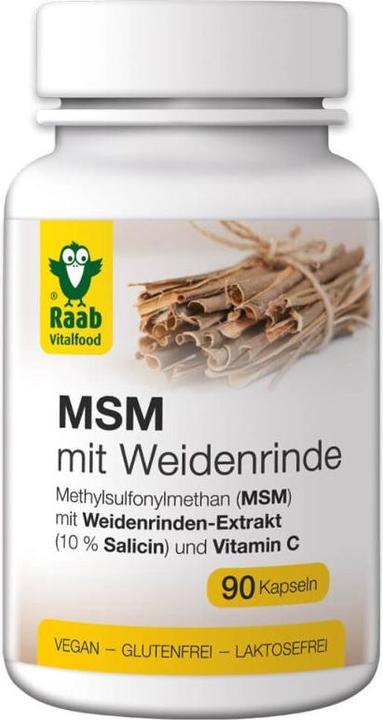 Raab MSM mit Weidenrinde und Vitamin C (90 Stück, Kapseln)