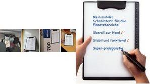 Actual product image Magnetoplan Magnetisches Klemmbrett (21 x 29.5 cm)