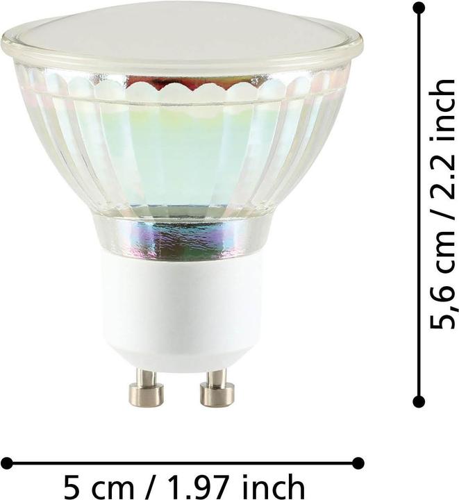 Image du produit EGLO Sources lumineuses (GU10, 4.80 W, 400 lm, 2 x, D)