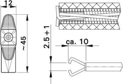 Produktbild Stäubli Sicherheits Abgreifklemme 4 mm Sicherheitsabgreifer (Klemme)
