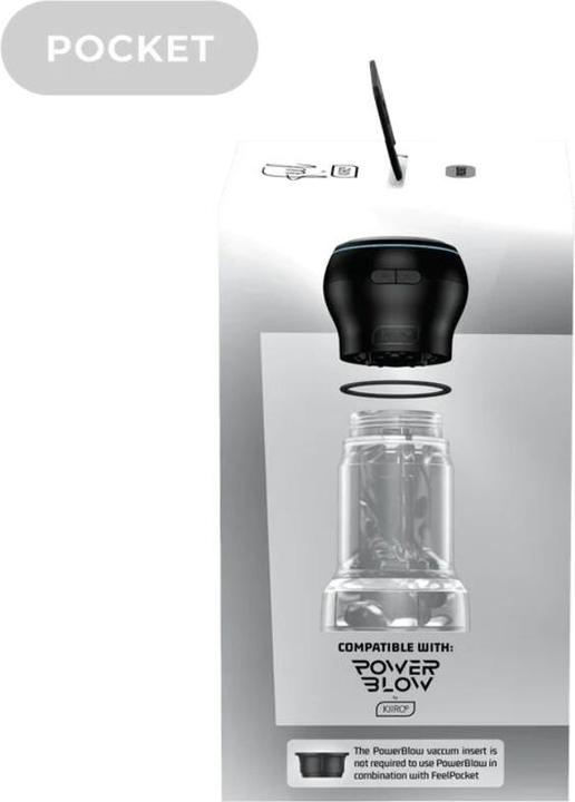 Productafbeelding Kiiroo Feel Pocket Stroker Crystal + PowerBlow Combo