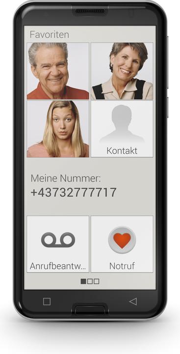 Image du produit Emporia Intelligent 3 (16 Go, Noir, 5.50", SIM simple, 13 Mpx, 4G)