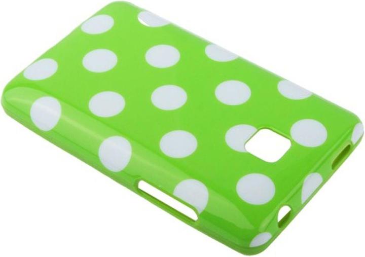 Produktbild König Design Schutzhülle TPU Punkte Case für Handy LG Optimus L3 II / E430 (Optimus L3)