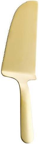 Actual product image JTI Gold-coloured cake spade - stainless steel (Tart knife)