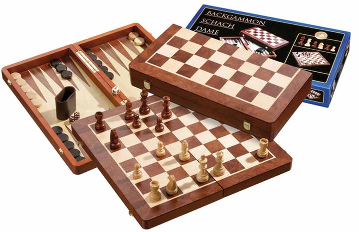 Philos Schach-Backgammon-Dame-Set