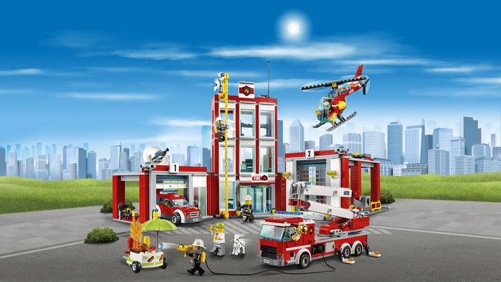 Immagine prodotto LEGO City – grande caserma dei pompieri (60110, LEGO City)