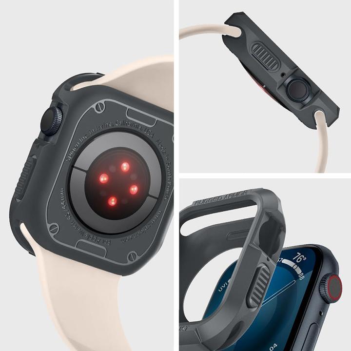 Produktbild Spigen Apple Watch 9/SE RugArm Drk Gr