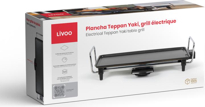 Produktbild Livoo Teppanyaki-Grillplatte, Elektrogrill (EU-Stecker)