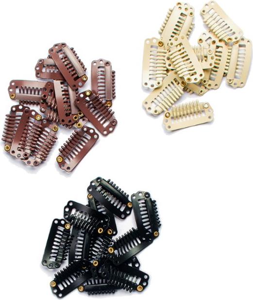 Actual product image Seiseta Metal clips black 12 pcs. (Black)