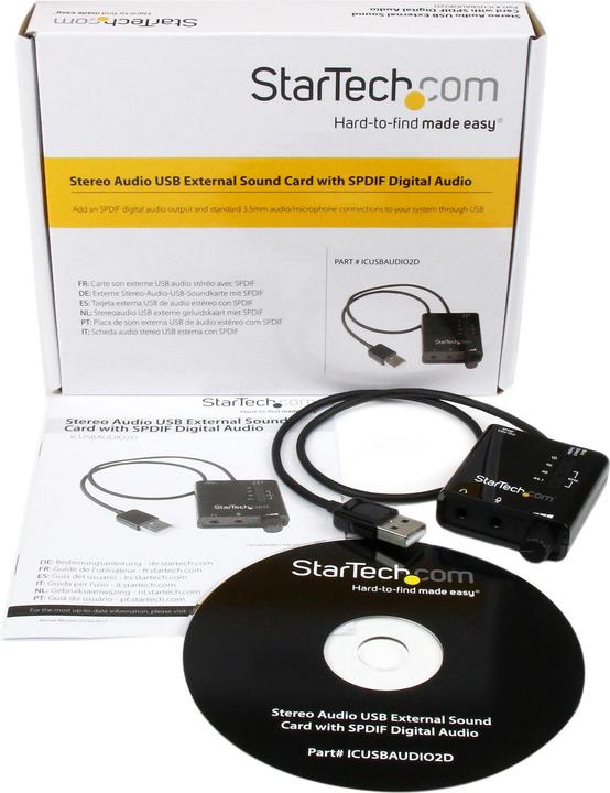 Actual product image StarTech Icusbaudio2d (USB)