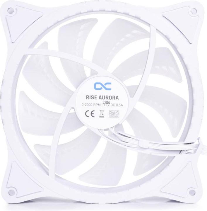 Actual product image Alphacool Rise Aurora PWM fan (140 mm, 1 x)