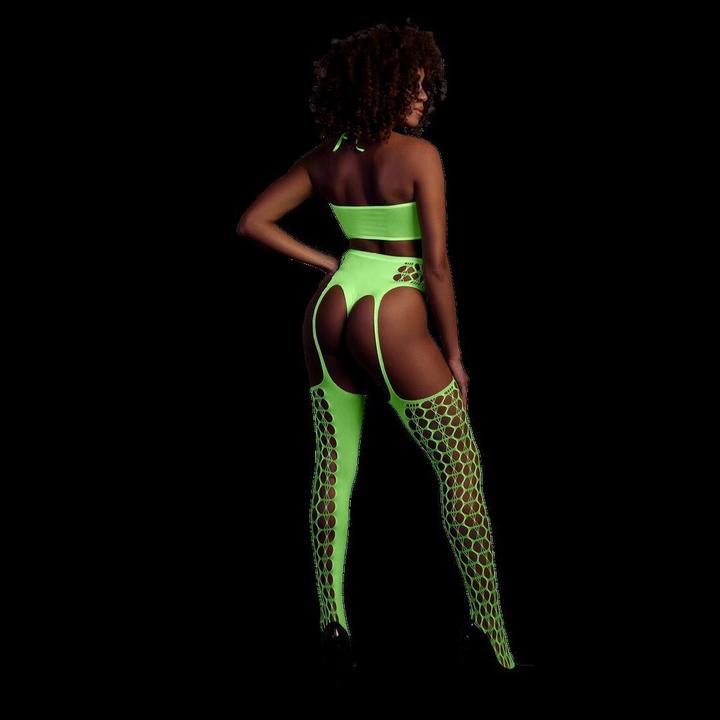 Produktbild Ouch! Two Piece with Crop Top and Stockings (One Size)