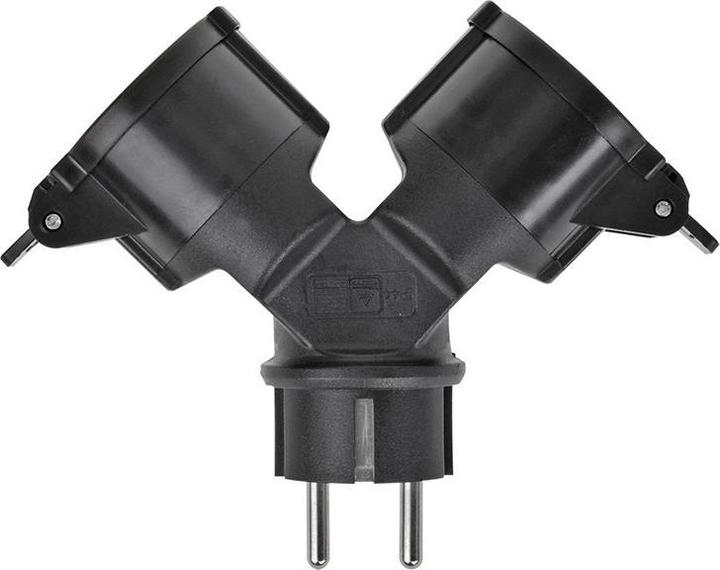 Produktbild ProPlus Zweifachsteckdose Schuko (2 x)