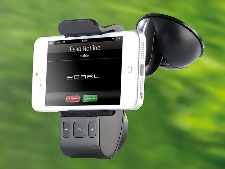 Produktbild Callstel Freisprecher mit Bluetooth und Saugnapfhalterung