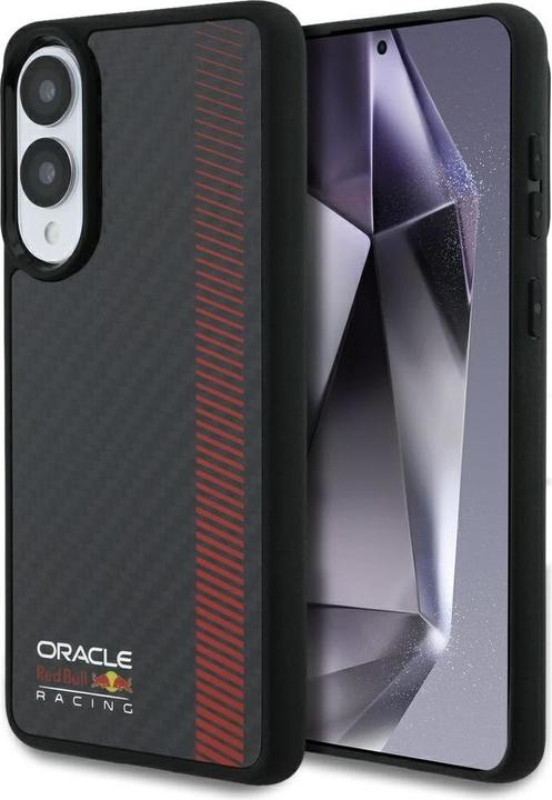 Actual product image Red Bull Case Real Carbon Fiber Powerbar MagSafe for Samsung Galaxy S25 Edge black (Samsung Galaxy S25 Edge)
