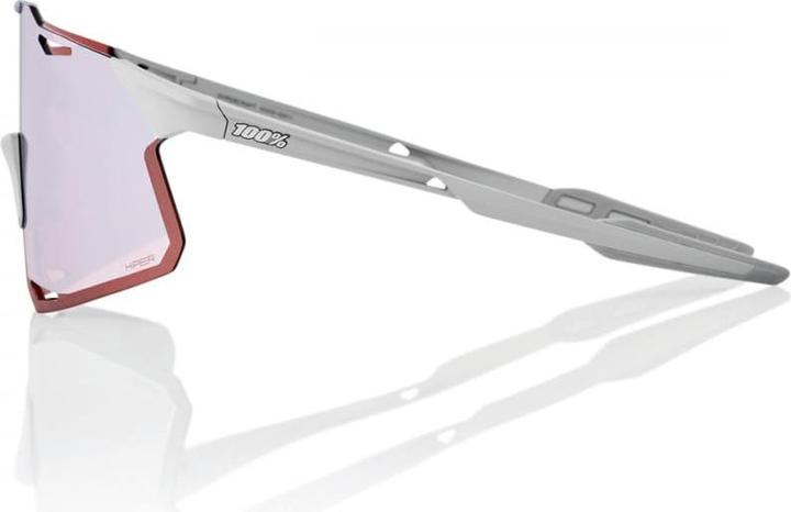 Actual product image 100% Hypercraft (Matte Stone Grey, Silver, laser crimson)