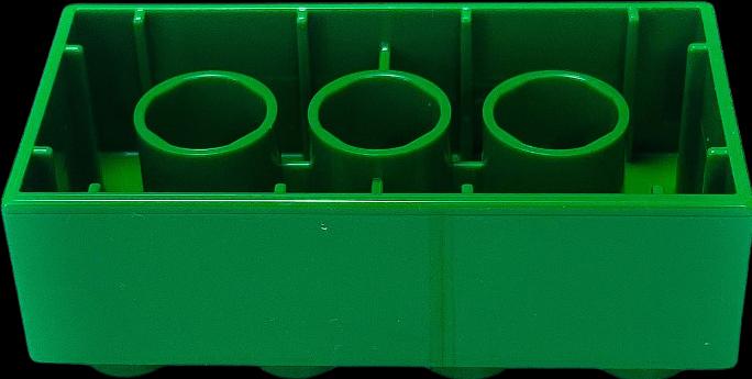 Actual product image LEGO Duplo 2x4 Bricks Green - 40 pieces - Basic Building Blocks Green 3011 NEW (3011)