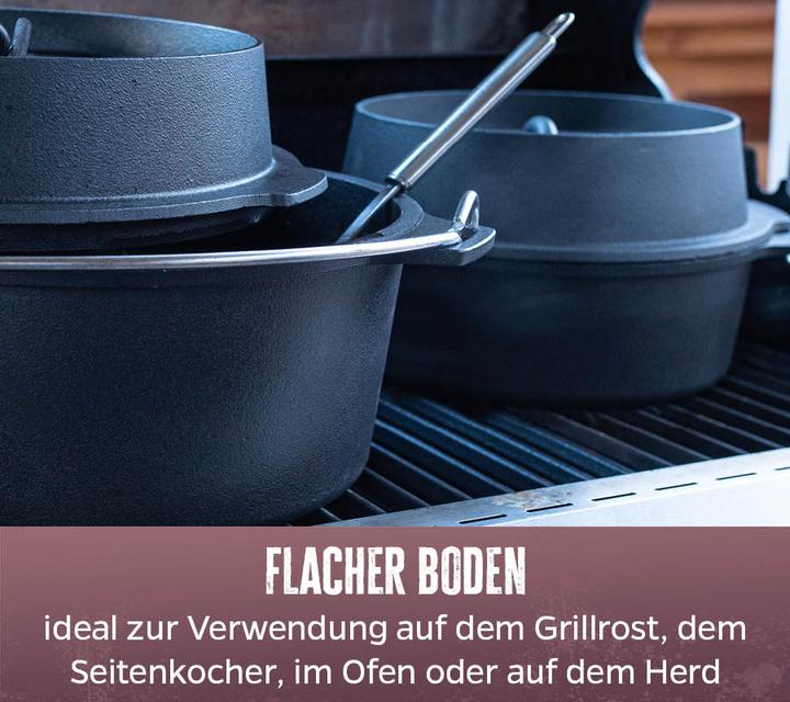 Produktbild Grillfürst Dutch Oven 7,5 flach