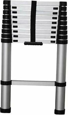Produktbild CarTech Teleskopleiter 2.6m 1-tlg. Aluminium (Anlegeleiter, 48 cm)