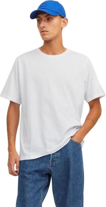Actual product image Jack & Jones Mens Plain Short-Sleeved T-Shirt (Pack of 3) (M)