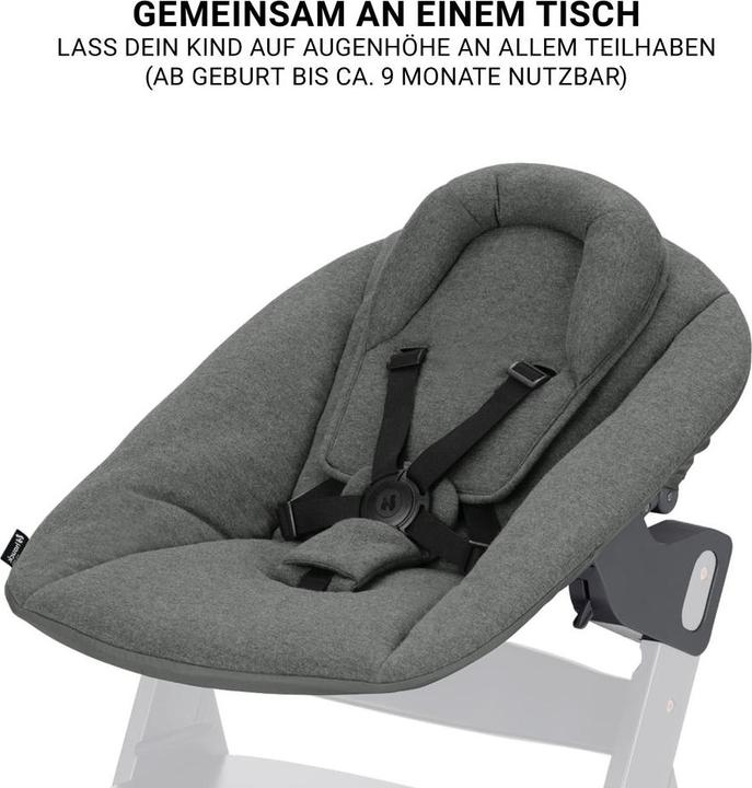 Actual product image Hauck Highchairs Beta Plus Natural 5-piece Newborn Set - Highchair + (Highchair)