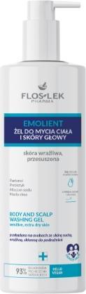 Floslek Fos-lok Emolimo-Körper und Kopfhautgelempfindlichkeit, trocken, 400 ml (400 ml)