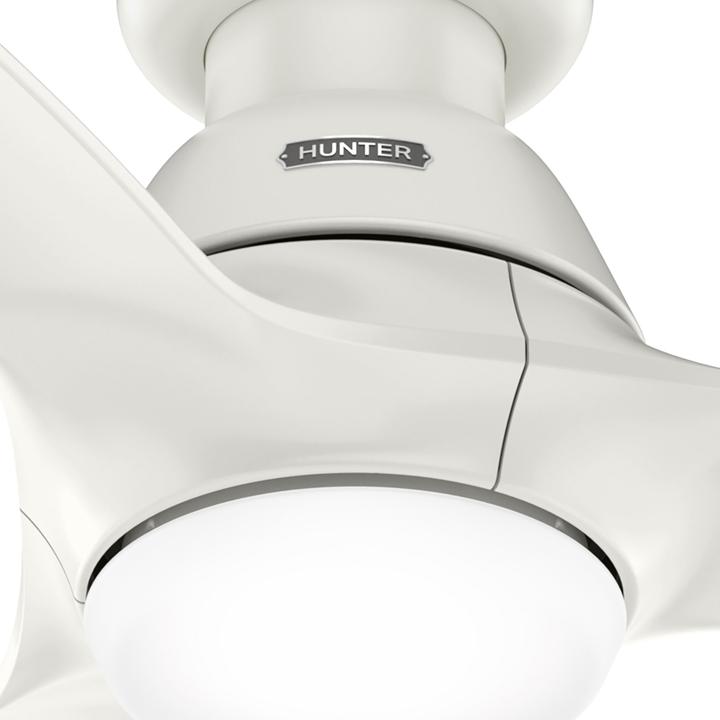 Actual product image Hunter Fans DC Deckenventilator Calabasas LP Weiss mit LED (41 dB)
