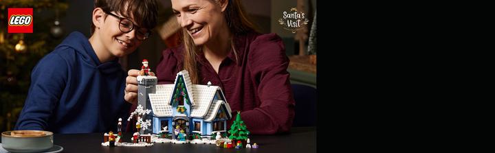Actual product image LEGO Visit of Santa Claus (10293, LEGO Creator Expert, LEGO Rare Sets)