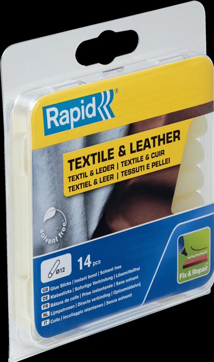 Produktbild Rapid Textil & Leder Klebesticks Ø12x94mm 14 Stück