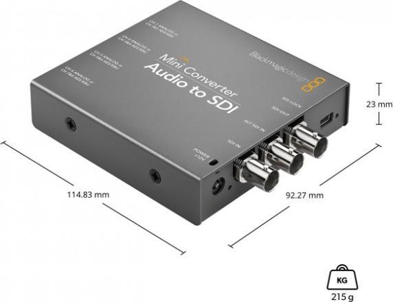 Image du produit Blackmagic Mini Converter Audio-SDI 2 (Commutateur audio)