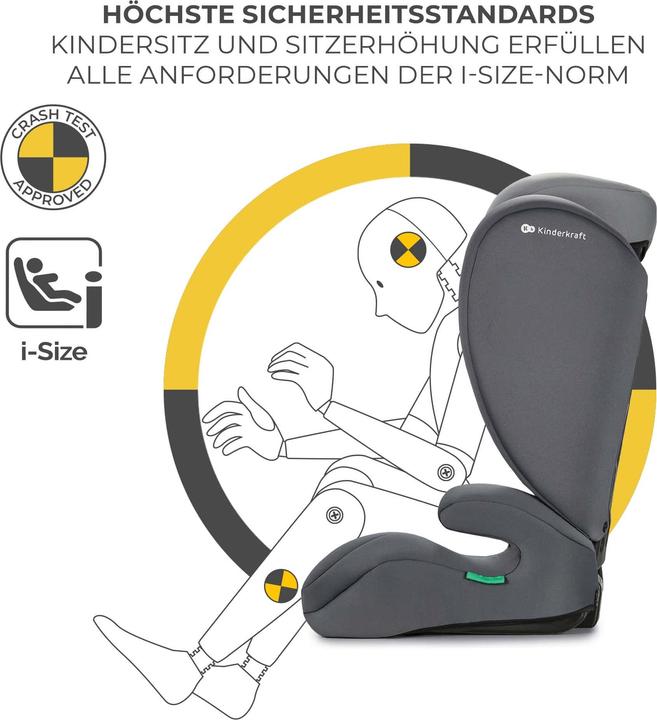 Immagine prodotto KinderKraft I-Spark (Seggiolino per bambini, ECE R129/i-Size Standard)