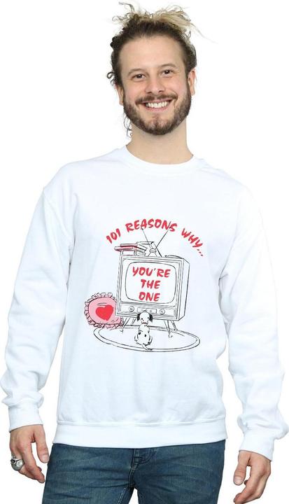 Actual product image Disney Mens 101 Dalmatians TV Sweatshirt (L)