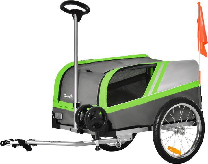 Image du produit PawHut Remorque pour chien 2 en 1 Trolley