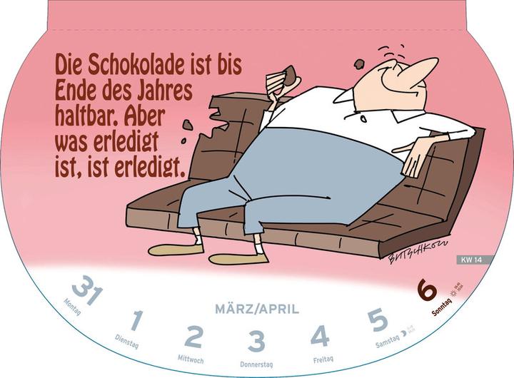 Produktbild Heye Bildkalender Dumme Sprüche (21 x 29 cm, Harter Einband, Deutsch)