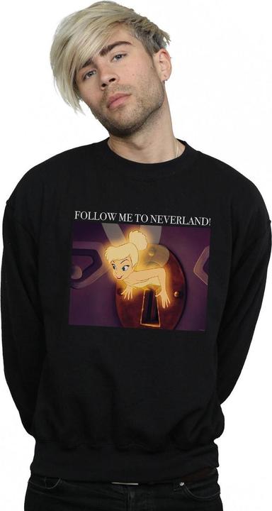 Actual product image Disney Mens Tinker Bell Follow Me Sweatshirt (S)