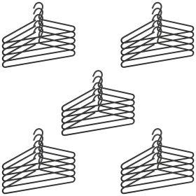 Productafbeelding Wenko 25 Lux hangers zwart (25 x)
