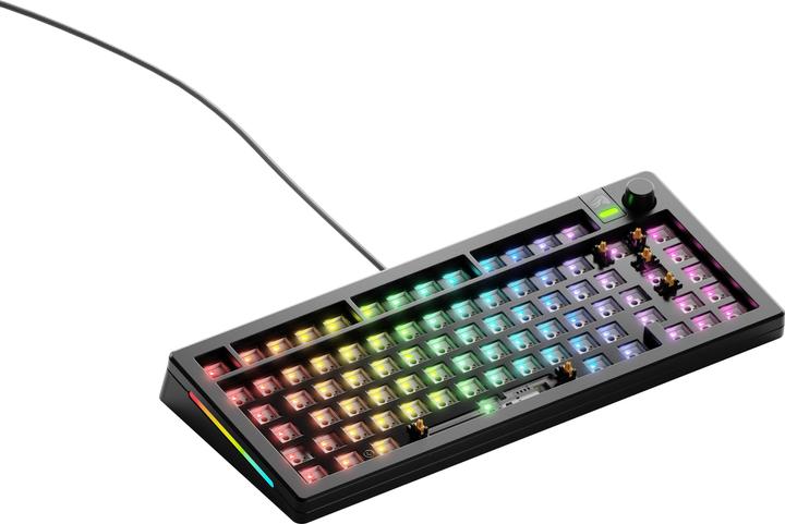 Actual product image Glorious GMMK 3 75% Barebones Wired Black - ISO (DE, Cable)