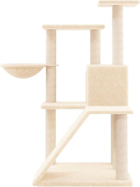 Immagine prodotto VidaXL Kratzbaum Sisal-Kratzsäule Katzenkratzbaum Katzenbaum Kletterbaum Creme (94 cm, Crema)