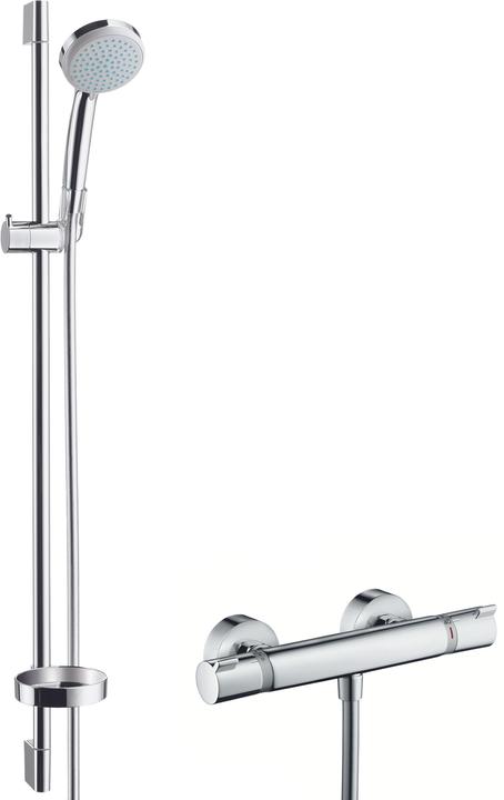 Image du produit hansgrohe HG Combiné de douche CROMA 100 ECOSTAT COMFORT EcoSm Vers. Bsta Unica'C 900mm chromé